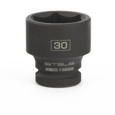 Головка ударная шестигранная, 30 мм, 1/2", CrMo// Stels
