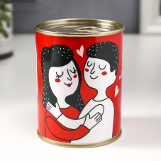 Носки в банке "Теплее только обнимашки" (мужские, цвет микс) 5413231