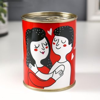 Носки в банке &quot;Теплее только обнимашки&quot; (мужские, цвет микс) 5413231