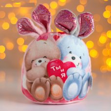 Мягкая игрушка День Святого Валентина, зайчики 4805811