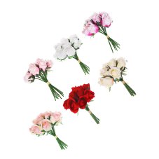 Букет роз, 25см, пластик, полиэстер, 11 роз, 6 цветов LADECOR