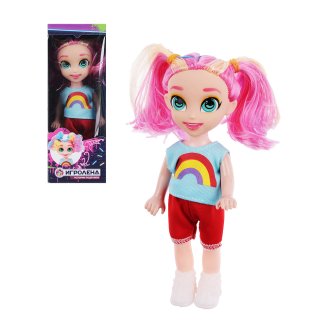 Кукла с цветными волосами, 15 см, PP,PVC, полиэстер, 6х17,5х5см, 6 дизайнов ИГРОЛЕНД