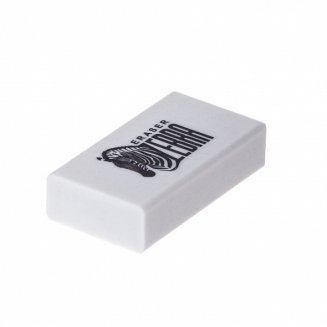 Ластик из термопластичной резины Hatber Zebra 32х18х8 мм 60шт. в картонной Дисплей-витрине