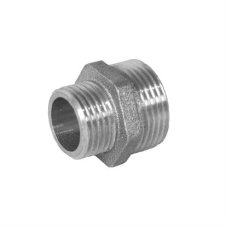 Ниппель переходной 1/2"х3/4" нар/нар никель