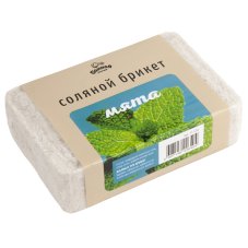 Соляной брикет "Мята", 1,2 кг, БАННАЯ ЛИНИЯ™