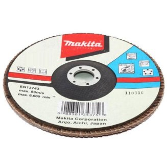 Диск шлиф лепестковый 115х22 А 80 Makita D-27056