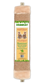 Когтеточка HOMECAT с кошачьей мятой веревочная двухсторонняя (50*11см), арт.4118076
