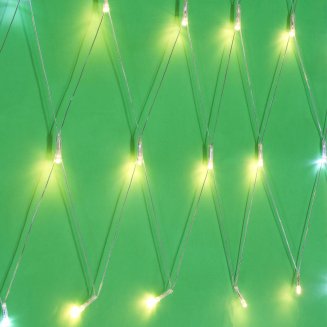 Гирлянда эл. бахрома-сетка 100LED, 2,5х0,5м, шампань, мерцание 20 LED, ПВХ прозрач., 220В СНОУ БУМ