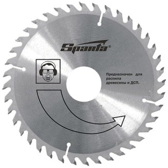 Диск пильный по дер. 180х22х40//SPARTA