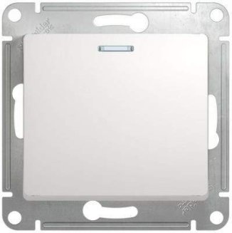 Выключатель мех. СУ 1 кл. бел. (пл.осн., инд.) GSL000113 Schneider GLOSSA