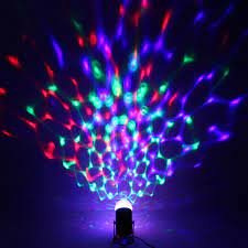 Диско-шар светодиодный "Кристалл", RGB (красный, зеленый, синий), с возм. крепления к стене