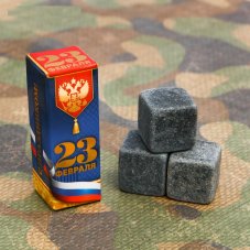 Камни для виски "С Праздником!", 3 шт. 2721519