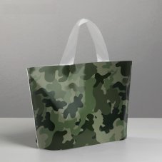 Пакет полиэтиленовый с петлевой ручкой «Хаки», 35 × 25 см 3795679 4593675