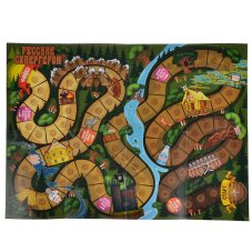 Игра-ходилка настольная \"Русские супергерои BY\", картон, пластик, 15х22см ИГРОЛЕНД