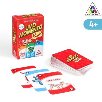 Карточная игра \"UMO momento. Kids\", 70 карт, 4+ 4726775