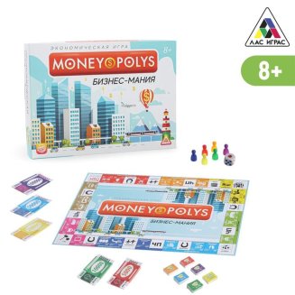 Экономическая игра \&quot;Money Polys. Бизнес мания\&quot;, 8+ 188079