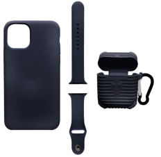 Набор подходит для Apple 3в1 (SiliconeCase Iphone11 +Чехол Airpods +Ремешок для AppleWatch 42/44mm)