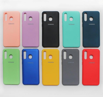 Чехол Samsung A20 Силикон цветной TPU