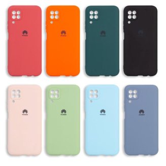 Чехол Huawei P40 Lite цветной силикон