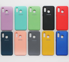 Чехол Samsung A40 Силикон цветной TPU