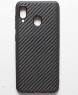 Чехол Samsung A30 карбон TPU
