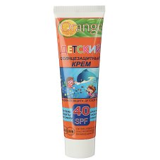 Акция! Крем солнцезащитный детский для загара "Orange" с SPF 40, 90 мл