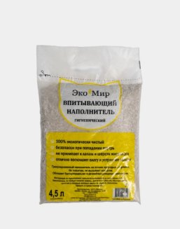 Наполнитель для кош.туалета цеолитовый мелкий Экомир 2кг