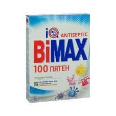 Стиральный порошок BiMax 100 пятен, 400гр. ручная стирка