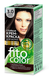 Крем-краска д/волос Fitocolor 115мл тон темный каштан