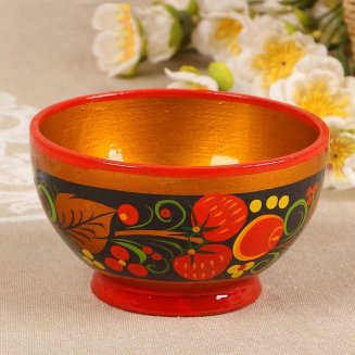 Салатник, малый, 11×6 см, хохлома 838833