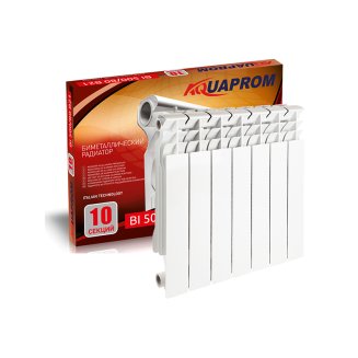 Радиатор биметаллический Aquaprom 500*80 6сек