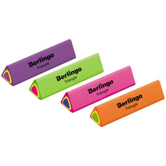 Ластик Berlingo &quot;Triangle&quot;, треугольный, термопластичная резина, 44*15*15мм