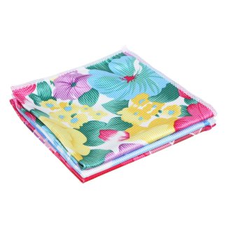 Салфетка из микрофибры, для стекол и зеркал, 30х30см, 250г/кв.м, 3 дизайна VETTA