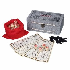 Лото в подарочной коробке 24х12,5х9см, МДФ, дерево, текстиль LDGames