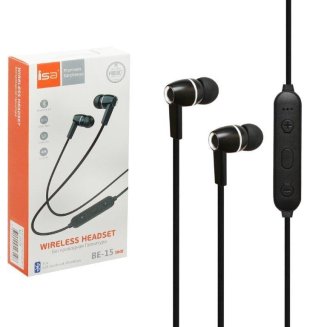 Наушники Bluetooth ISA BE-15 черный (гарантия 2недели)