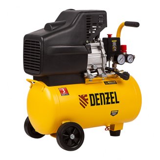 Компрессор Denzel DC1500/24 прям привод 1,5кВт, 8бар, 24л, 220л/мин