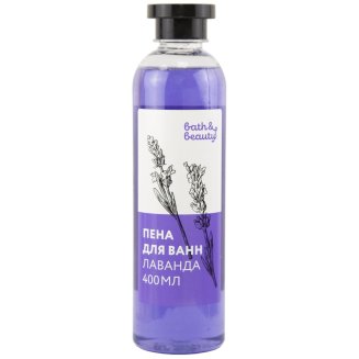 Пена для ванн Лаванда, 400 мл, Bath&amp;beauty™