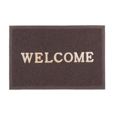 Коврик "Spongy" Welcome 50х80 см, коричневый, SUNSTEP™