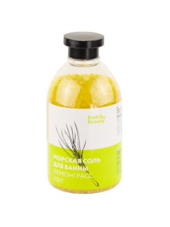 Морская соль для ванн Лемонграсс 550г, Bath&amp;beauty™
