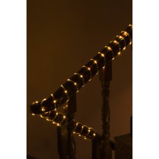 Гирлянда эл. шнур 10м, 100LED, шампань, пост.свеч., ПВХ прозр., d5мм, IP65, 220В СНОУ БУМ