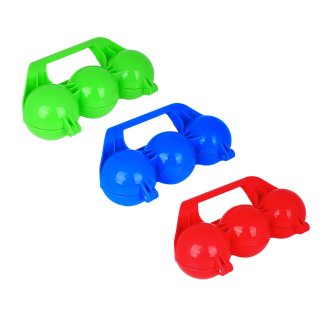 Снежкостроитель на 3 шт, 18х10х6см, PE, 3 цвета SILAPRO