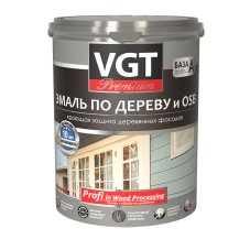 Эмаль акрил унив 1 кг ВД-АК-1179 по дереву темно-коричневая ВГТ ПРОФИ (6/360) П