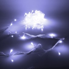 Гирлянда для дома \"Bright light\" 9,5м 100 ламп LED прозрач.пров.,8 реж, IP-20, Белый (возможность со
