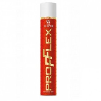 Пена монтажная PROFFLEX 65л Plus бытовая (зима)
