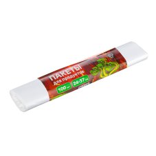 Пакеты для продуктов 100шт, 24x37см, особо прочные, в рулонахBY Герои