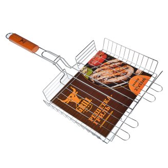 Решетка гриль хром., 23x29x5,5см GRILLBOOM