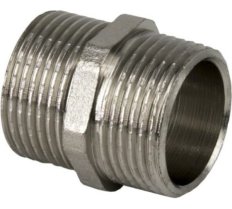 Ниппель 3/8" нар/нар никель