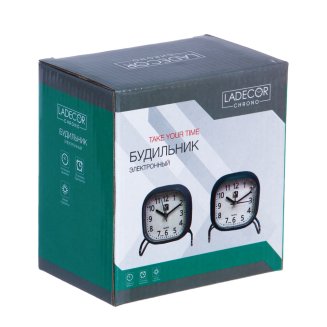 LADECOR CHRONO Будильник на ножках, 11х5см, 2 цвета