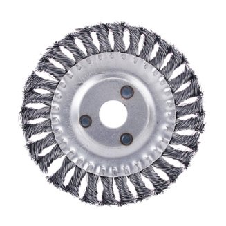 Щетка металл. для УШМ150мм/22мм, крученая, дисковая ЕРМАК