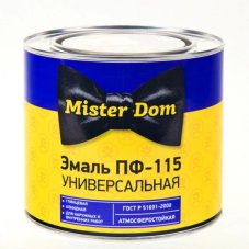 Эмаль MISTER DOM ПФ-115 1,8кг серая